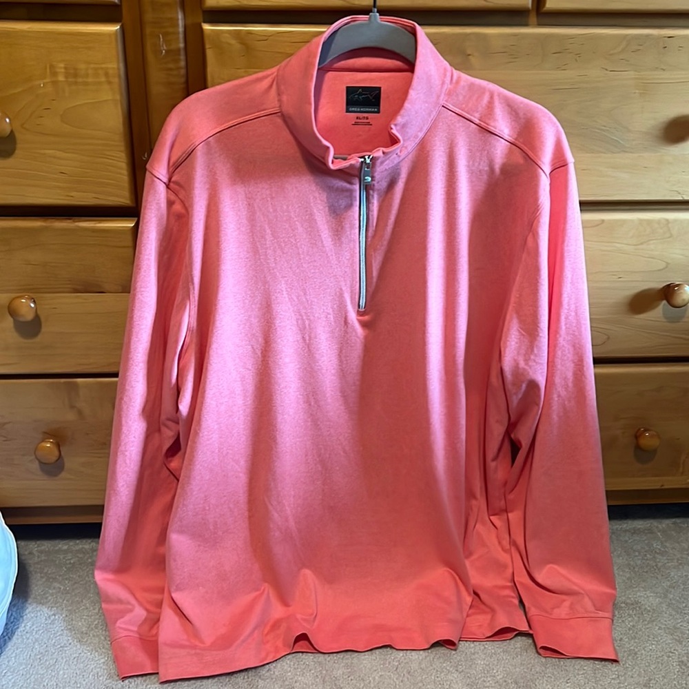 Greg Norman Salmon XL Pullover (NEW)